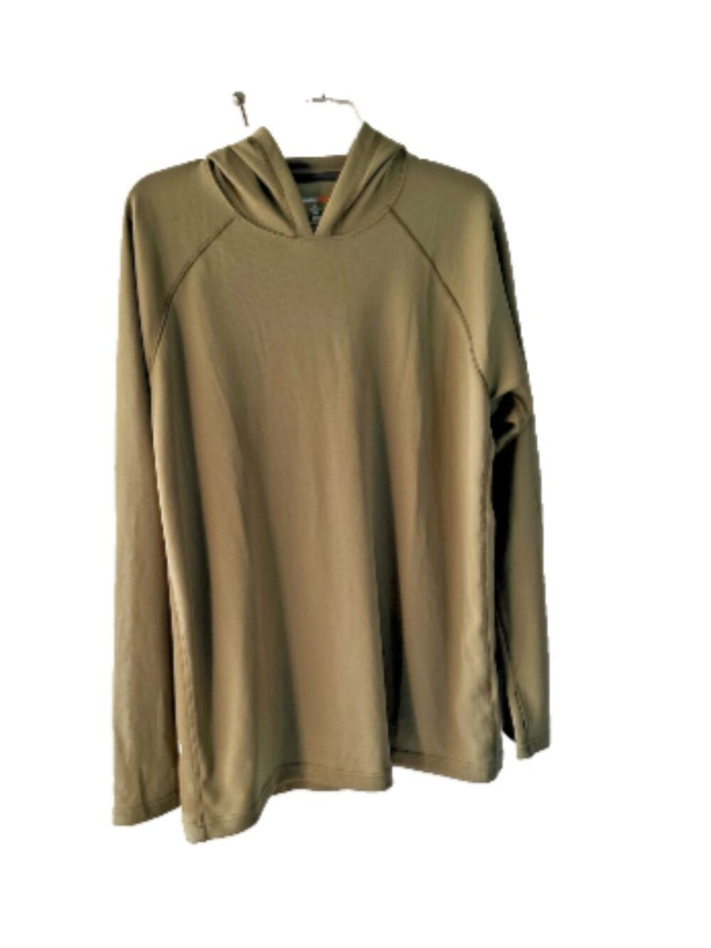 Timberland PRO Wickwork Shirt Mens L Olive Green Long Sleeve Workwear Thumbholes